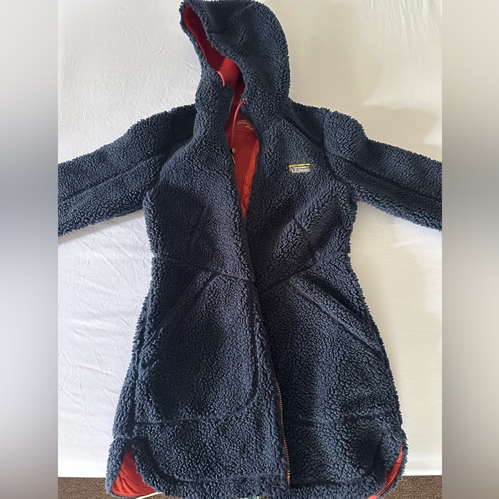 L.L. Bean Jacket. Small, dark blue and red